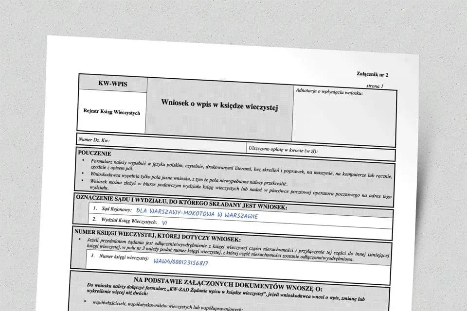 Jak wypełnić druk KW-WPIS i skutecznie wykreślić hipotekę z księgi wieczystej Jak wypełnić druk KW-WPIS i skutecznie wykreślić hipotekę z księgi wieczystej